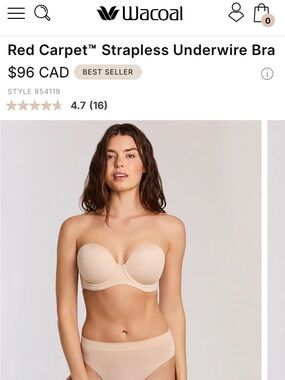 Wacoal Red Carpet™ Strapless Underwire Bra